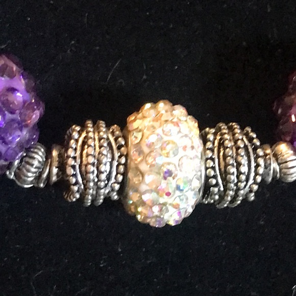 23” Rhinestone bead necklace - Picture 4 of 9